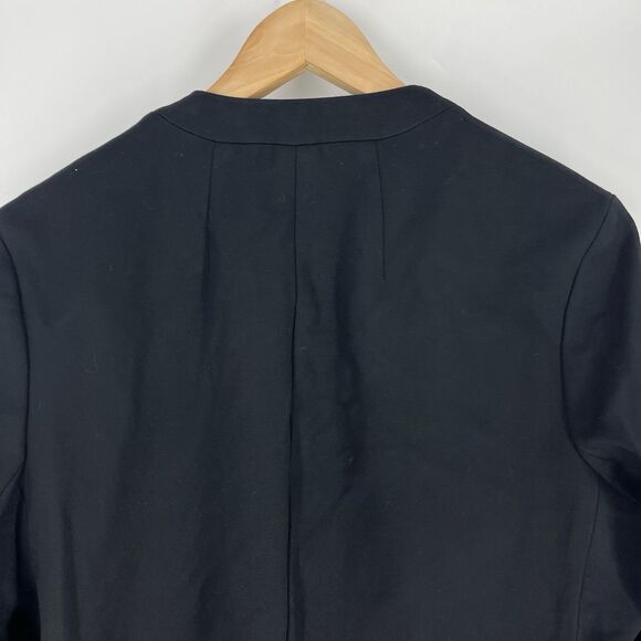 Spanx Blazer Size Large Womens Black Perfect Blazer Single Button Stretch Ponte - Picture 5 of 7